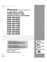Pioneer PDP-5072 Manuel utilisateur