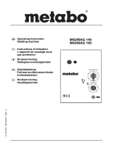 Metabo Welding System MIG/MAG 160 Manuel utilisateur