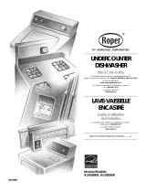 Roper Dishwasher RUD8050R Manuel utilisateur