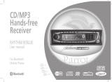 Parrot Car Stereo System CD/MP3 Hands-free Receiver RHYTHM N' BLUE Manuel utilisateur