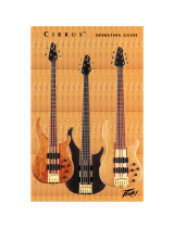 Peavey Cirrus Bass Guitar Manuel utilisateur