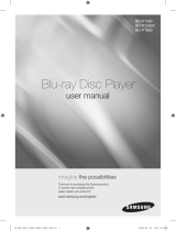Samsung DVD Player BD-P1600 Manuel utilisateur