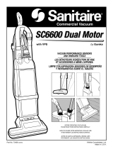 Sanitaire Vacuum Cleaner SC6600 Manuel utilisateur