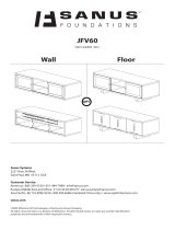 Sanus Indoor Furnishings JFV60 Manuel utilisateur