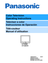Panasonic Flat Panel Television CT-32G19 Manuel utilisateur