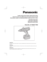 Panasonic Drill EY7460 Manuel utilisateur