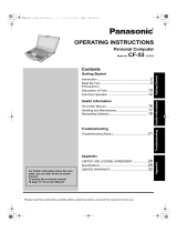 Panasonic Laptop CF-53 Manuel utilisateur