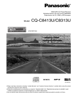 Panasonic MP3 Player CQ-C8413U Manuel utilisateur