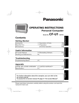 Panasonic Personal Computer CF-U1 Manuel utilisateur