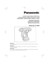 Panasonic Power Hammer EY7840 Manuel utilisateur