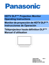 Panasonic Projection Television PT 50DL54 Manuel utilisateur