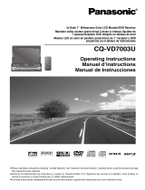Panasonic Car Video System CQ-VD7003U Manuel utilisateur