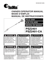 RedMax Pole Saw PSZ2401-CA Manuel utilisateur