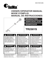 RedMax Brush Cutter TR2301S Manuel utilisateur