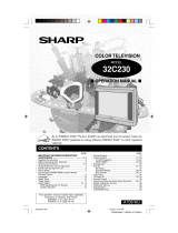 Sharp CRT Television 32C230 Manuel utilisateur