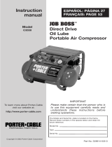 Porter-Cable Air Compressor C3550 Manuel utilisateur