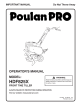 Poulan HDF825X Manuel utilisateur