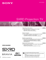 Sony Projection Television KDS-70R2000 Manuel utilisateur