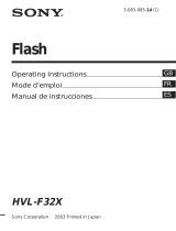 Sony Camera Flash HVL-F32X Manuel utilisateur