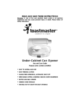 Toastmaster Can Opener 2246B Manuel utilisateur
