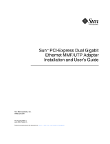 Sun Microsystems Network Card Ethernet MMF/UTP Adapter Manuel utilisateur