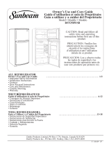 Sunbeam Refrigerator DFF258WSB Manuel utilisateur