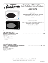 Sunbeam Microwave Oven SBMW759W/BL Manuel utilisateur