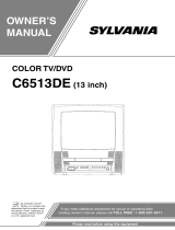 Sylvania TV DVD Combo C6513DE Manuel utilisateur