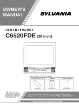 Sylvania TV DVD Combo C6520FDE Manuel utilisateur