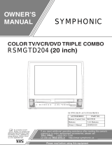 SymphonicTV VCR Combo MGTD204