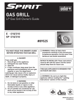 Spirit Gas Grill E-210/310 Manuel utilisateur