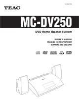 TEAC Home Theater System MC-DV250 Manuel utilisateur