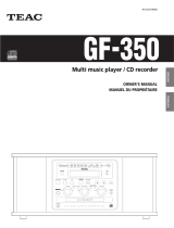 TEAC GF-350 Manuel utilisateur
