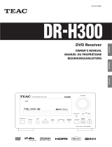 TEAC Stereo Receiver DR-H300 Manuel utilisateur