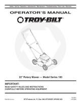 Troy-Bilt Lawn Mower 100 Manuel utilisateur