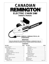 Remington Chainsaw 100582-01, 100582-02, EL-7B Manuel utilisateur