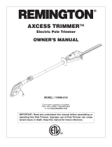 Remington Power Tools 110946-01A Manuel utilisateur