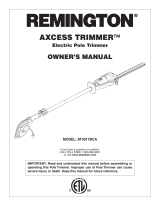 Remington Axcess Trimmer AT3017BCA Manuel utilisateur