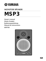 Yamaha Speaker Monitor Speaker Manuel utilisateur