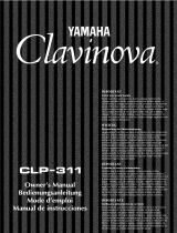 Yamaha Electronic Keyboard CLP-311 Manuel utilisateur