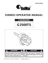 Zenoah Chainsaw G2500TS Manuel utilisateur