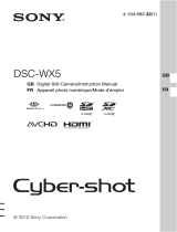 Sony DSC-WX5 Mode d'emploi