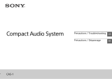 Sony CAS-1 Le manuel du propriétaire