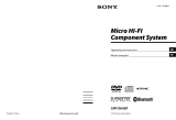 Sony CMT-DH5BT Le manuel du propriétaire