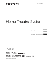 Sony HT-CT150HP Manuel utilisateur