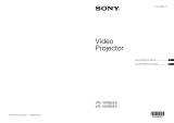 Sony VPL-VW295ES Manuel utilisateur