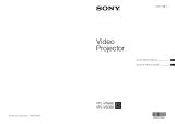 Sony VPL-VW665 Guide de démarrage rapide