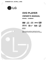 LG DV8600H Manuel utilisateur