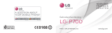 LG LGP700.ABALBK Manuel utilisateur