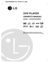 LG DV8700C Le manuel du propriétaire